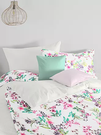 FLEURESSE | Satin Bettwäsche 70x90cm/140x200cm BED ART Veilchen | 